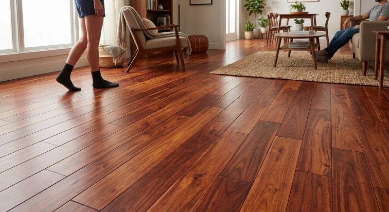 Cherry Floor Installation in Middletown, DE