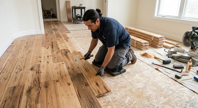 Hickory Floor Installation in Cecil County, MD