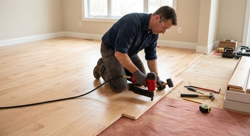 Maple Flooring Installation in Bear, DE