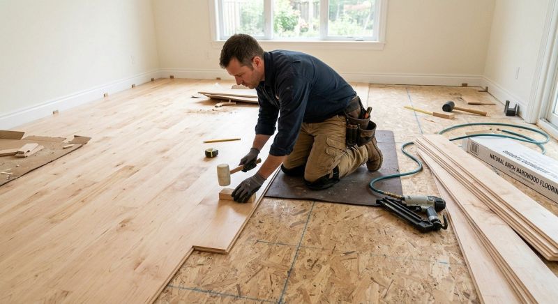 Maple Flooring Installation in Pennsville, NJ