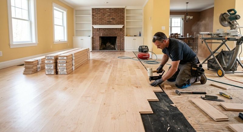 Maple Flooring Installation in Townsend, DE