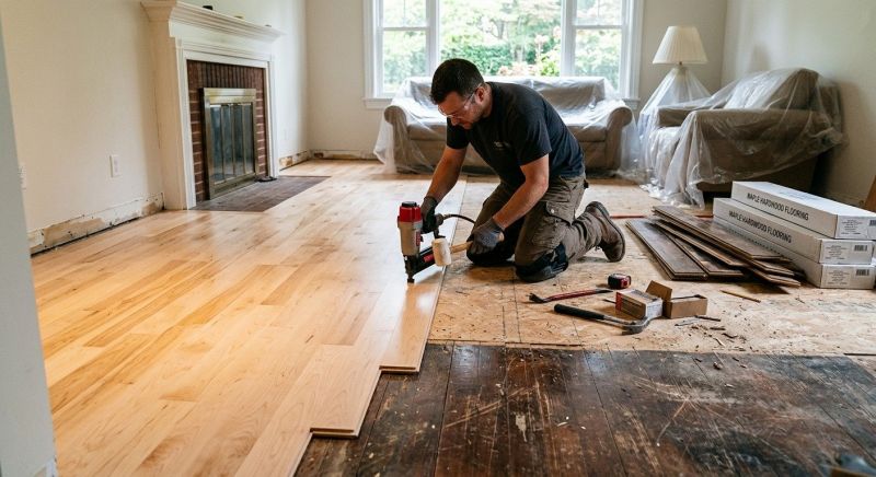 Maple Flooring Installation in Townsend, DE