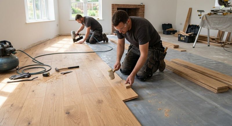 Oak Floor Installation in Bear, DE