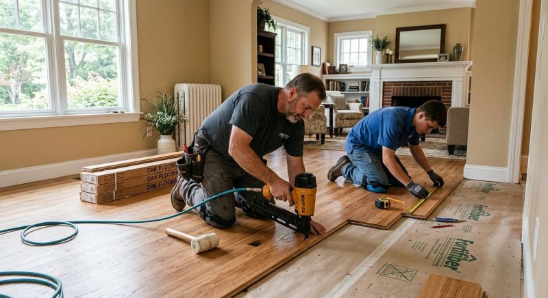 Oak Floor Installation in Hockessin, DE