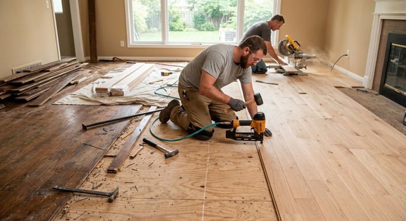 Oak Floor Replacement in Cecil County, MD