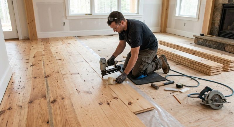 Pine Floor Installation in Cecil County, MD