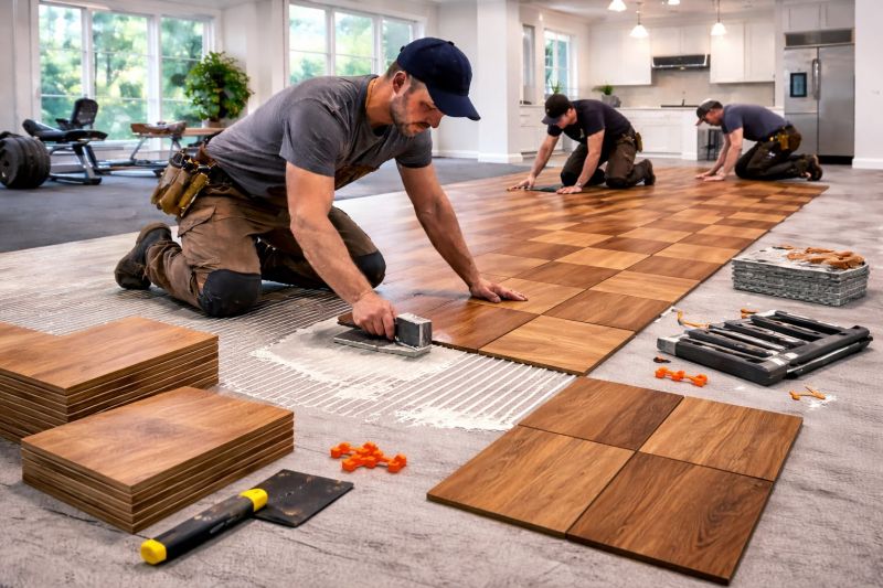 Teak Flooring Installation in Cecil County, MD