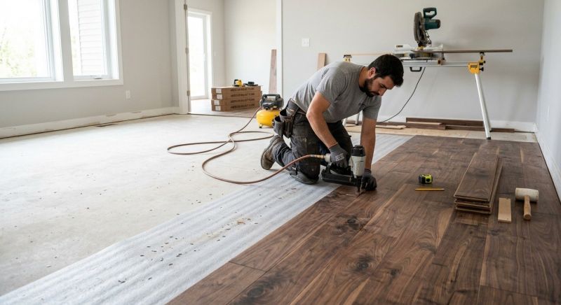Walnut Flooring Installation in Cecil County, MD