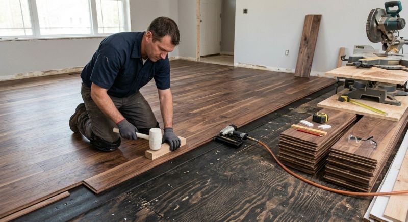 Walnut Flooring Installation in Cecil County, MD