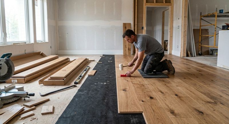 Wide Plank Floor Installation in Cecil County, MD