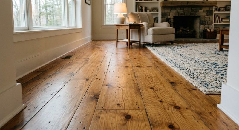 Pine Floor Installation